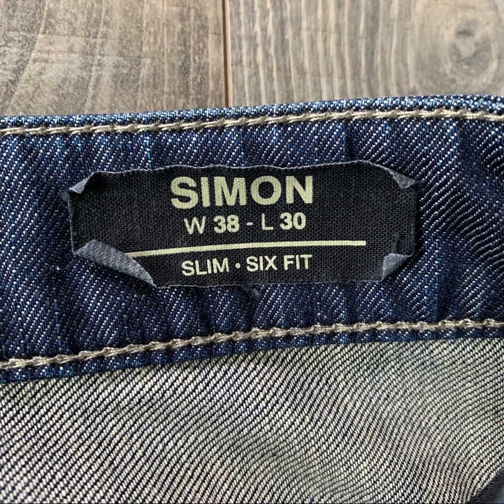 38x30 Buffalo David Bitton Simon Slim Six Fit Jeans
Blue Denim - Picture 5 of 9
